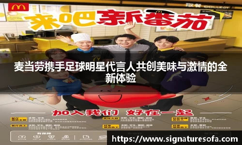 麦当劳携手足球明星代言人共创美味与激情的全新体验